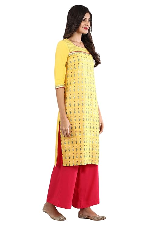 Aurelia Women's Cotton Straight Kurta
