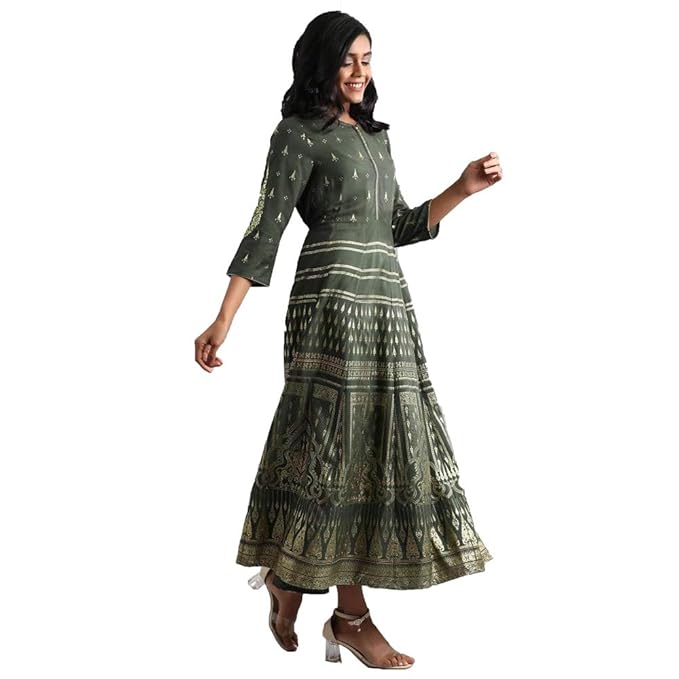 Aurelia Women's Synthetic A-Line Maxi Dress