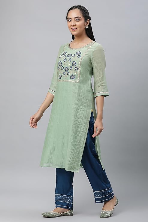 Aurelia Women Viscose Kurta Pant with Dupatta