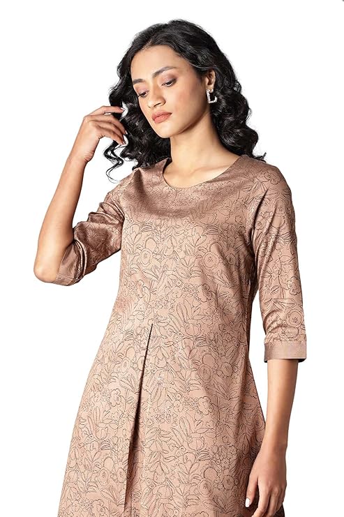 W for Woman Women Viscose A-Line Printed Kurta