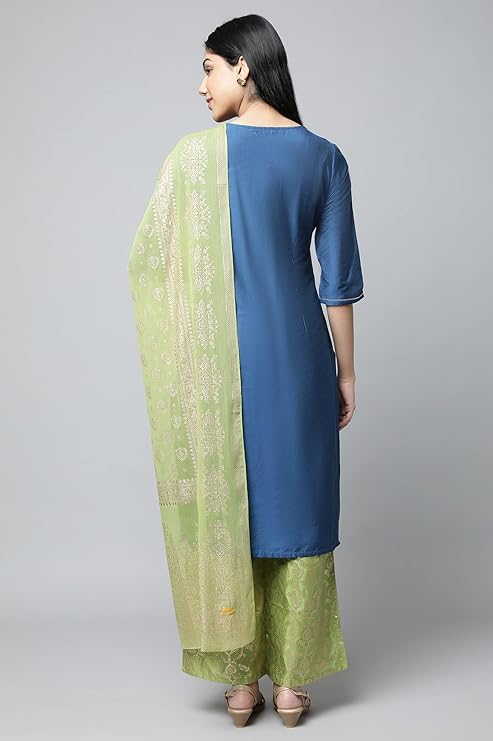 Aurelia Women's Floral Print Rayon Kurta