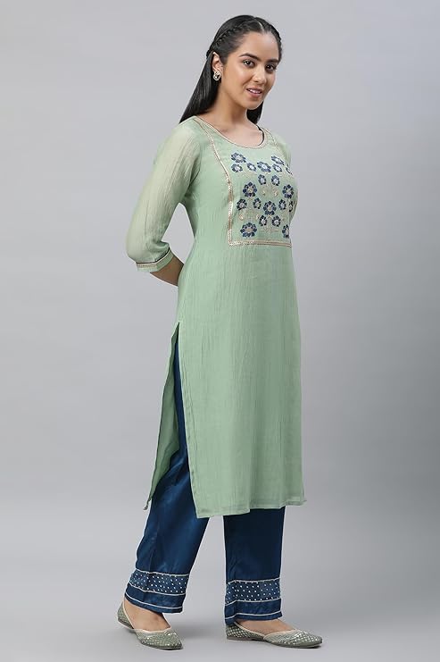 Aurelia Women Viscose Kurta Pant with Dupatta
