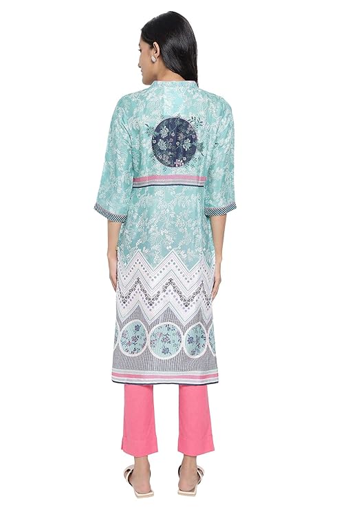Aurelia Women's Polyester Regular Kurta