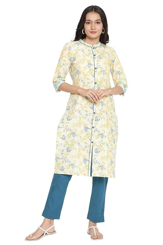 Aurelia Viscose Women Regular Kurta