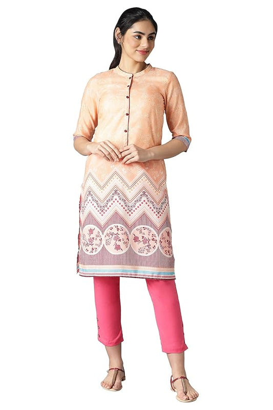 Aurelia Women's Polyester Regular Kurta